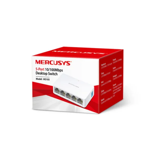 Switch Mercusys MS105 5 Ports RJ45 (10/100 Mbps)