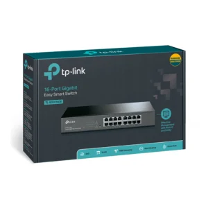 SWITCH TP-LINK SG1016DE 16 PORTS GIGABITE EASY SMART 10/100/1000 MBPS (TL-SG1016DE)
