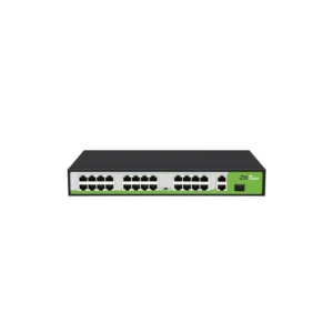 Switch ZKTECO 24 port poe non administrable 10/100 MBPS (PE242-300-C)