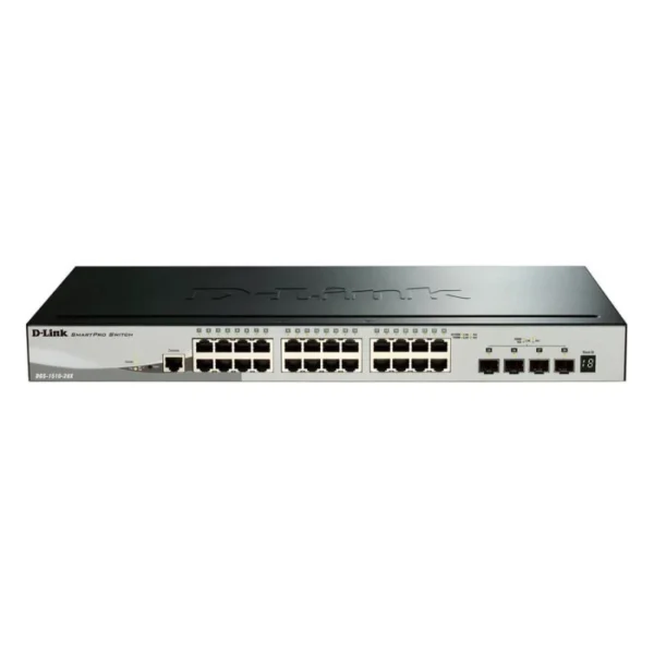 D-link DGS-1510-28X/E SmartPro Switch 24 Ports 10/100/1000Mbps + 4 10G SFP+