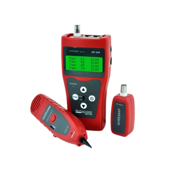 Testeur câble NF-308 POUR câble réseau, audio, téléphone et coaxial