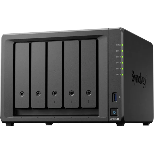 Serveur NAS Synology DiskStation 5 baies Ryzen V1500B (DS1525+)