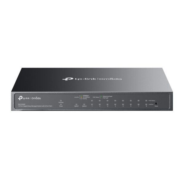 Switch Omada Tp-Link 10-Port Gigabit Easy Managed with 8-Port PoE+ (ES210GMP)