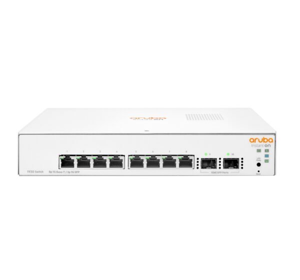 Switch Administrable Aruba Instant On 1930 8G Classe 4 PoE 2SFP 124 W (JL681A)