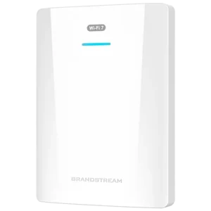 Grandstream GWN7670WM Wi-Fi 7 mural 3,6 Gbit/s, port 2,5 GbE et PoE+. Vente et installation à Témara, Rabat, Salé, Kénitra, Fès et Maroc.