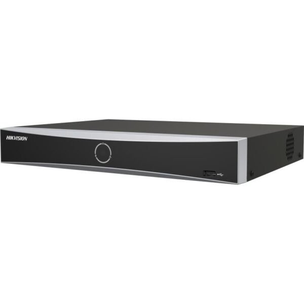 NVR Hikvision AcuSense 8 canaux conçu pour la vidéosurveillance IP haute définition. Le DS-7608NXI-K1(D) prend en charge les caméras jusqu’en 4K, avec des fonctions intelligentes de détection humaine et de véhicules pour une surveillance plus précise. Une solution professionnelle idéale pour les maisons, commerces, bureaux et entreprises.
