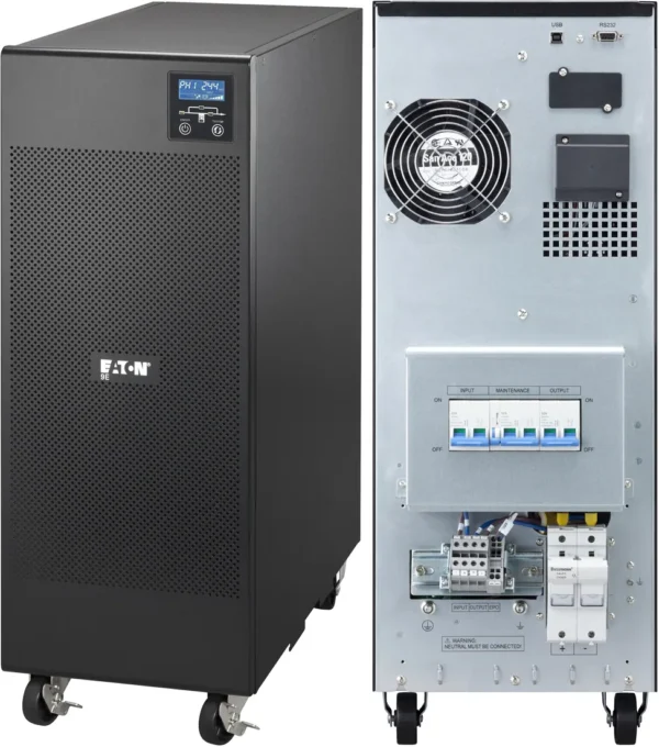Onduleur Eaton 9E 9E6KI 6 kVA / 4800 W On-Line double conversion, idéal pour protéger serveurs, réseaux informatiques, équipements professionnels et installations IT. Disponible chez DT CONNECT à Témara, Rabat et partout au Maroc.